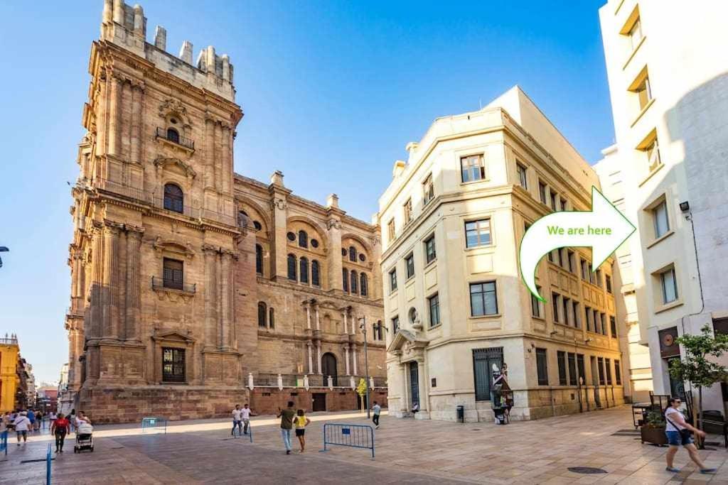 Gran Apartamento De 3 Habitaciones Junto A La Catedral Málaga Buitenkant foto
