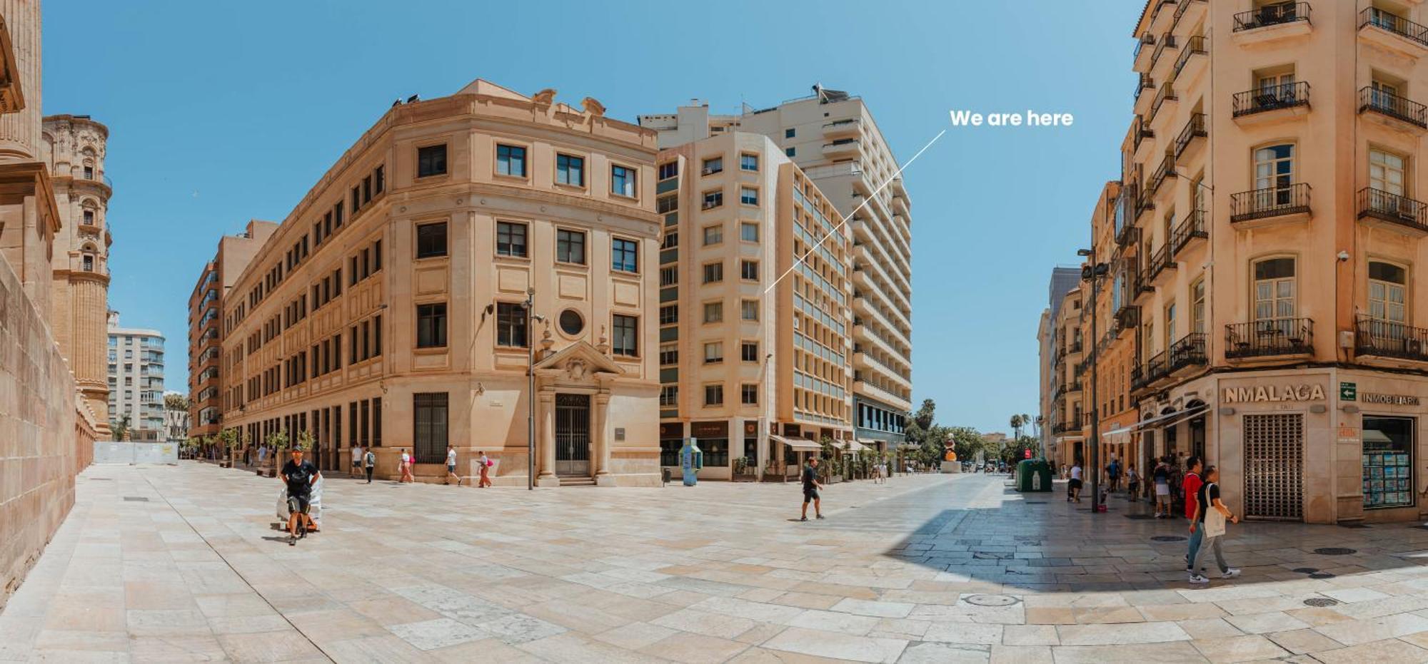 Gran Apartamento De 3 Habitaciones Junto A La Catedral Málaga Buitenkant foto